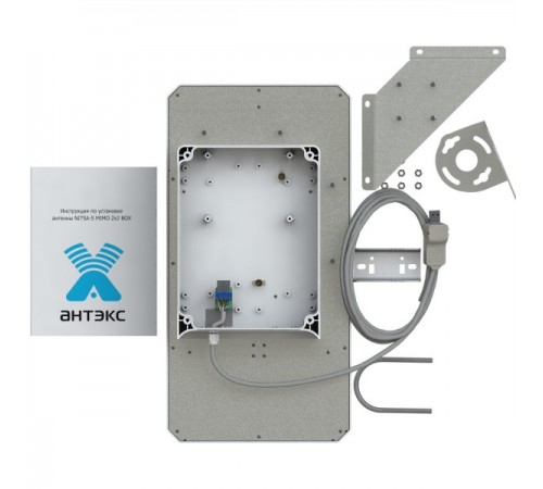 Nitsa-5 MIMO 2x2 BOX панельная антенна с боксом для модема Nitsa-5 MIMO 2x2 BOX панельная антенна с боксом для модема