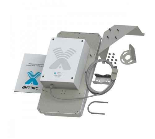 Nitsa-5 MIMO 2x2 BOX панельная антенна с боксом для модема Nitsa-5 MIMO 2x2 BOX панельная антенна с боксом для модема