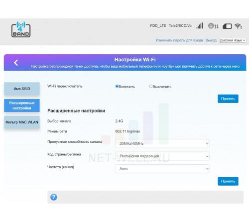 4BAND M1 3G, 4G модем с Wi-Fi.