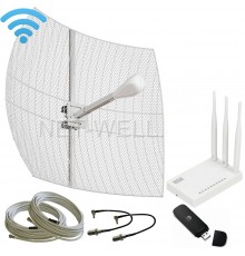 3G/ 4G комплект 2х27 с USB модемом и Wi-Fi роутером