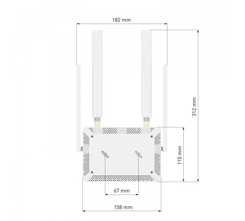 3G/ 4G WiFi роутер Keenetic Runner 4G KN-2211