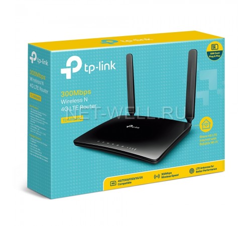 3G/ 4G Wi-Fi роутер TP-LINK TL-MR6400 3G/ 4G Wi-Fi роутер TP-LINK TL-MR6400
