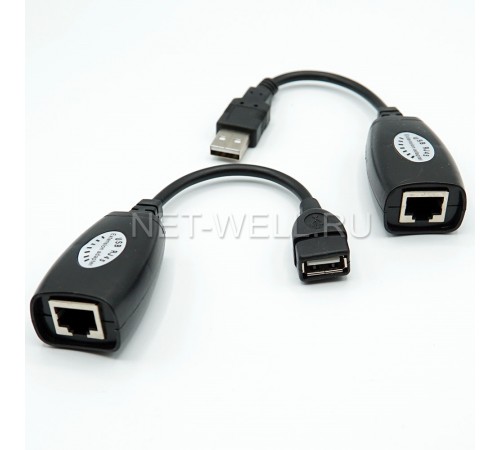 USB удлинитель по витой паре Rexant (8p8c) USB удлинитель по витой паре Rexant (8p8c)
