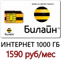 Билайн 1000 ГБ 1590 руб/мес.