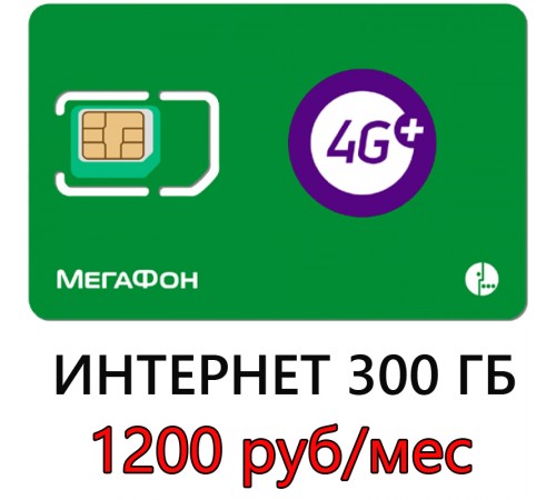 3G/ 4G Интернет Мегафон 300 ГБ 1200 руб/мес. 3G/ 4G Интернет Мегафон 300 ГБ 1200 руб/мес.