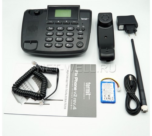 Стационарный сотовый телефон Termit FixPhone V2 rev.4 Стационарный сотовый телефон Termit FixPhone V2 rev.4