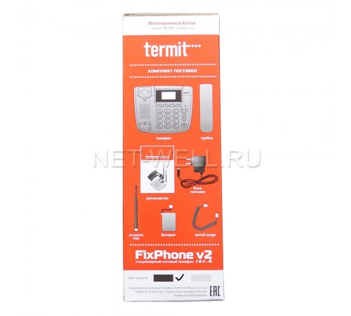 Стационарный сотовый телефон Termit FixPhone V2 rev.4 Стационарный сотовый телефон Termit FixPhone V2 rev.4