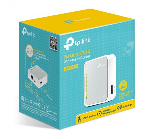 TP-LINK TL-MR3020 компактный Wi-Fi роутер TP-LINK TL-MR3020 компактный Wi-Fi роутер