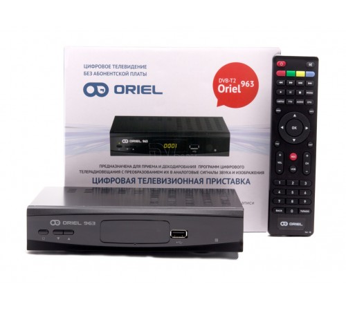 DVB-T2 приставка (ресивер) Oriel 963 DVB-T2 приставка (ресивер) Oriel 963