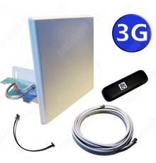 3G комплект 14 dB (3G антенна, кабели и 3G/ 4G модем).