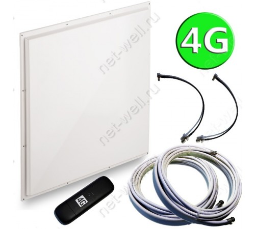 4G комплект 2х20 (4G антенна MIMO, кабели и 4G модем) 4G комплект 2х20 (4G антенна MIMO, кабели и 4G модем)