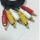 Кабель 3RCA-3RCA  (тюльпан)